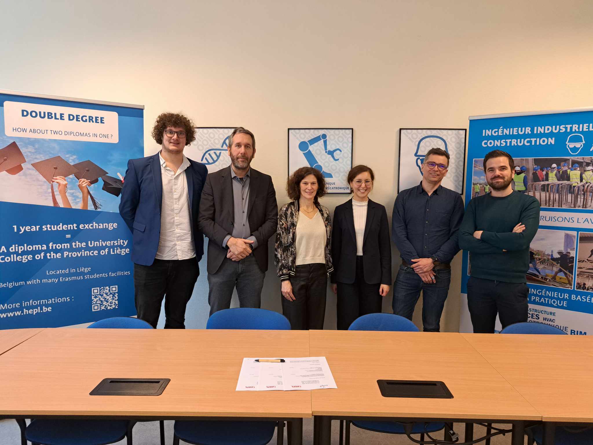 Visite de l'ESTP à Gloesener